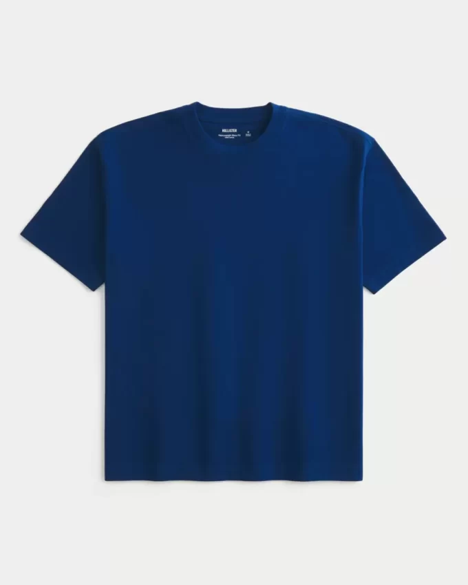 Boxy Heavyweight Cotton Crew T-paita