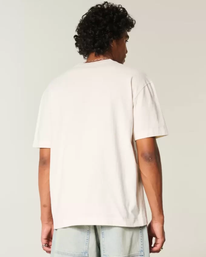 Boxy Heavyweight Croatia Graphic T-paita Boxy Heavyweight Croatia Graphic T-paita