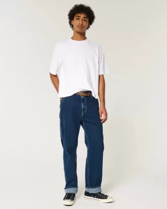 Boxy Heavyweight Crop Crew T-paita
