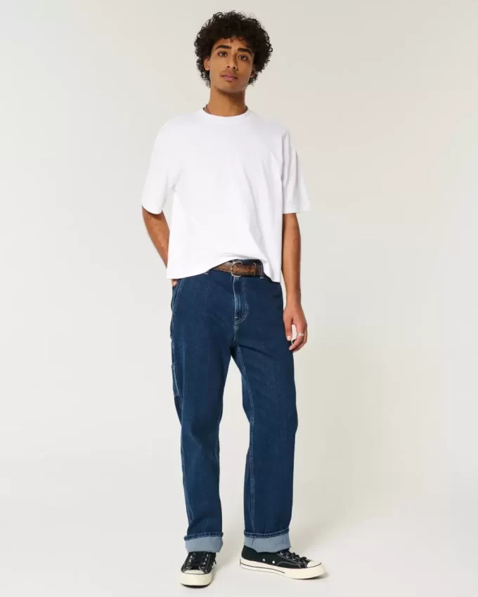 Boxy Heavyweight Crop Crew T-paita Boxy Heavyweight Crop Crew T-paita