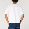 Boxy Heavyweight Crop Crew T-paita Boxy Heavyweight Crop Crew T-paita