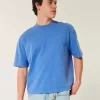 Boxy Heavyweight Crop Washed Crew T-paita Boxy Heavyweight Crop Washed Crew T-paita