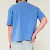 Boxy Heavyweight Crop Washed Crew T-paita Boxy Heavyweight Crop Washed Crew T-paita