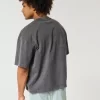 Boxy Heavyweight Crop Washed Crew T-paita Boxy Heavyweight Crop Washed Crew T-paita