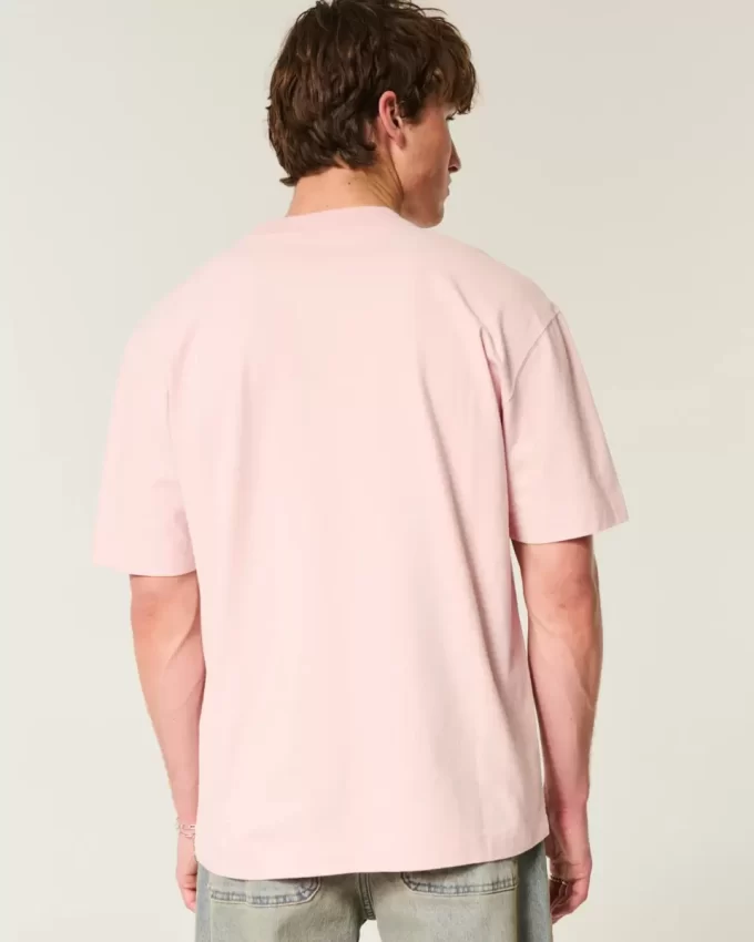 Boxy Heavyweight Hawaii Graphic T-paita Boxy Heavyweight Hawaii Graphic T-paita
