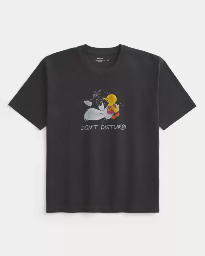 Boxy Heavyweight Looney Tunes -grafiikkapaita Boxy Heavyweight Looney Tunes -grafiikkapaita