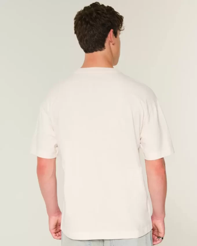 Boxy Heavyweight Newport Beach Graphic T-paita Boxy Heavyweight Newport Beach Graphic T-paita