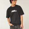 Boxy Heavyweight No Fear Graphic T-paita Boxy Heavyweight No Fear Graphic T-paita