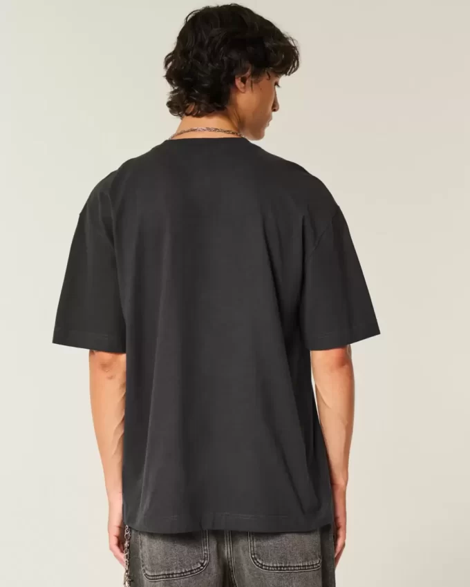 Boxy Heavyweight No Fear Graphic T-paita Boxy Heavyweight No Fear Graphic T-paita