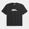 Boxy Heavyweight No Fear Graphic T-paita Boxy Heavyweight No Fear Graphic T-paita