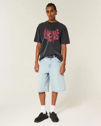 Boxy Heavyweight Nowhere Fast Graphic T-paita