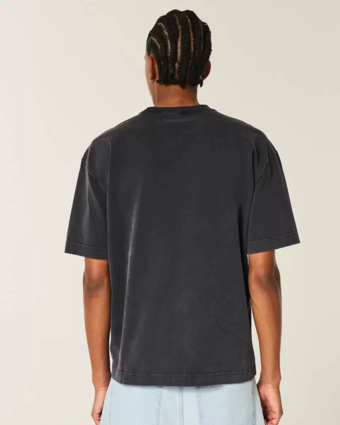 Boxy Heavyweight Nowhere Fast Graphic T-paita