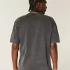 Boxy Heavyweight Oahu Graphic T-paita