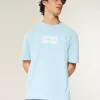 Boxy Heavyweight Oasis Graphic T-paita Boxy Heavyweight Oasis Graphic T-paita
