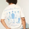 Boxy Heavyweight Oasis Graphic T-paita Boxy Heavyweight Oasis Graphic T-paita