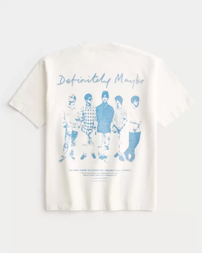 Boxy Heavyweight Oasis Graphic T-paita Boxy Heavyweight Oasis Graphic T-paita