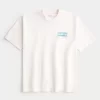 Boxy Heavyweight Oasis Graphic T-paita Boxy Heavyweight Oasis Graphic T-paita