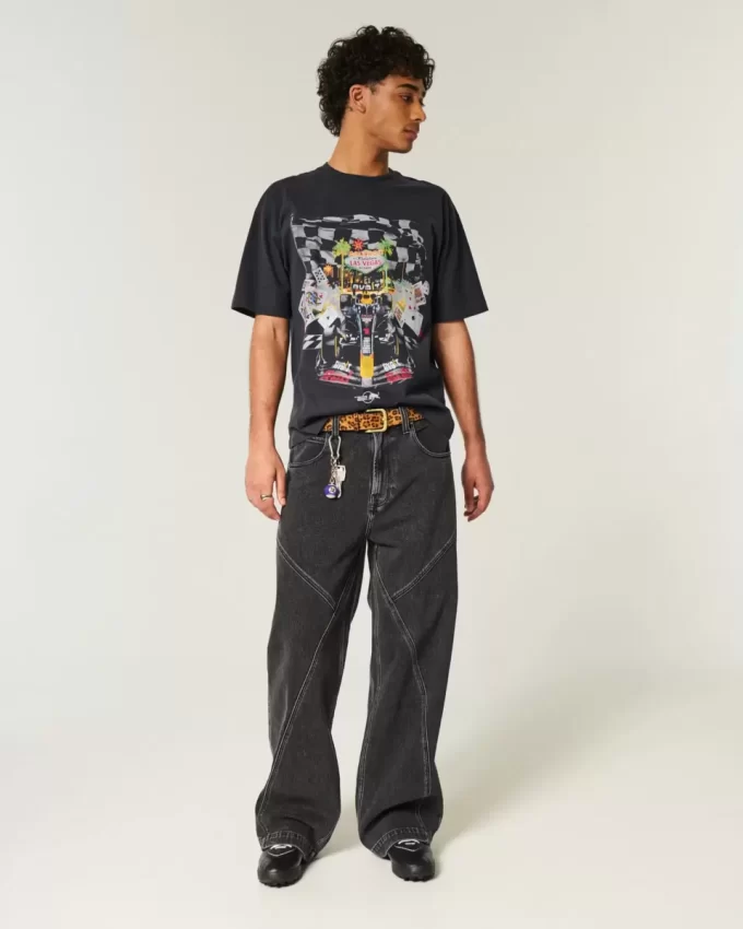 Boxy Heavyweight Oracle Red Bull Racing Graphic T-paita Boxy Heavyweight Oracle Red Bull Racing Graphic T-paita