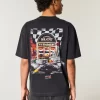 Boxy Heavyweight Oracle Red Bull Racing Graphic T-paita Boxy Heavyweight Oracle Red Bull Racing Graphic T-paita