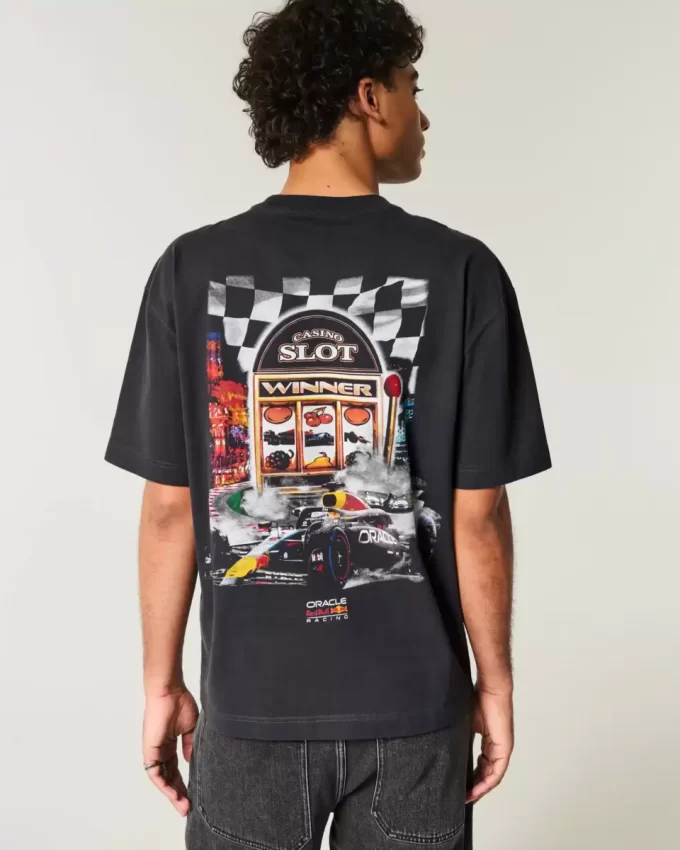 Boxy Heavyweight Oracle Red Bull Racing Graphic T-paita Boxy Heavyweight Oracle Red Bull Racing Graphic T-paita