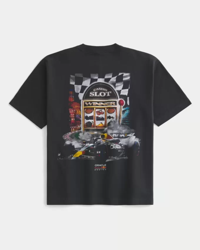 Boxy Heavyweight Oracle Red Bull Racing Graphic T-paita Boxy Heavyweight Oracle Red Bull Racing Graphic T-paita