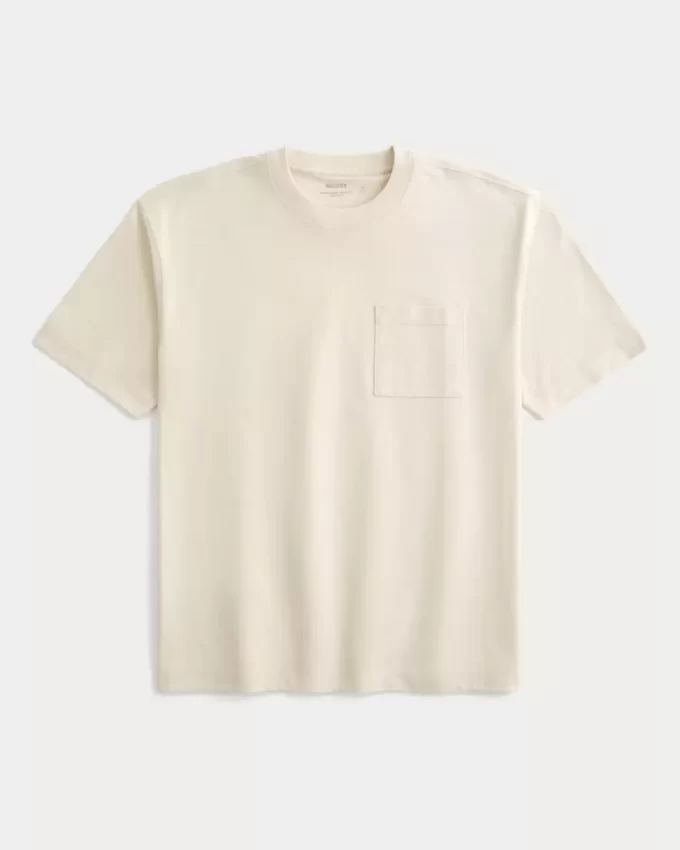 Boxy Heavyweight Pocket Crew T-paita Boxy Heavyweight Pocket Crew T-paita