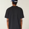 Boxy Heavyweight Star Ebellished Crew T-paita Boxy Heavyweight Star Ebellished Crew T-paita
