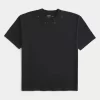 Boxy Heavyweight Star Ebellished Crew T-paita Boxy Heavyweight Star Ebellished Crew T-paita