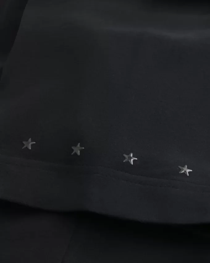 Boxy Heavyweight Star Ebellished Crew T-paita Boxy Heavyweight Star Ebellished Crew T-paita