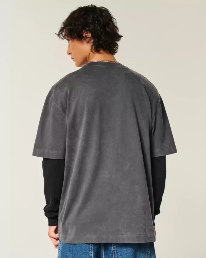 Boxy Heavyweight Star Graphic T-paita Boxy Heavyweight Star Graphic T-paita
