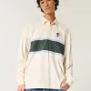 Boxy Heavyweight Tasmanian Devil Graphic Rugby Polo Boxy Heavyweight Tasmanian Devil Graphic Rugby Polo