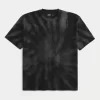 Boxy Heavyweight Tie-Dye Cotton Crew T-paita Boxy Heavyweight Tie-Dye Cotton Crew T-paita