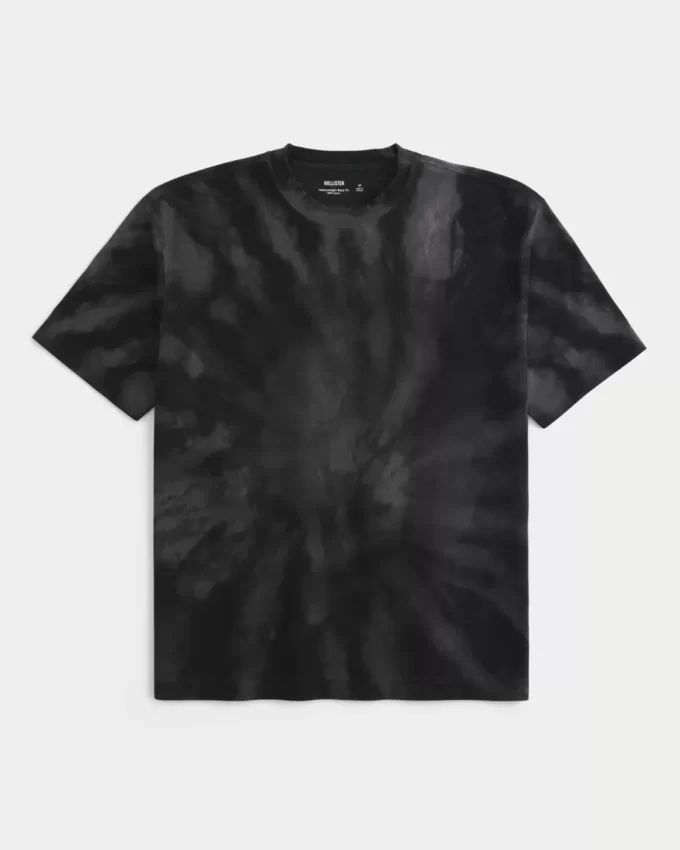 Boxy Heavyweight Tie-Dye Cotton Crew T-paita Boxy Heavyweight Tie-Dye Cotton Crew T-paita