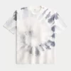 Boxy Heavyweight Tie-Dye Cotton Crew T-paita Boxy Heavyweight Tie-Dye Cotton Crew T-paita
