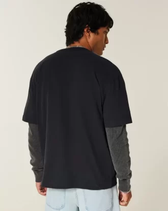 Boxy Heavyweight Tokyo Graphic T-paita