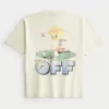 Boxy Heavyweight Tweety Golf Graphic T-paita