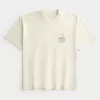 Boxy Heavyweight Tweety Golf Graphic T-paita