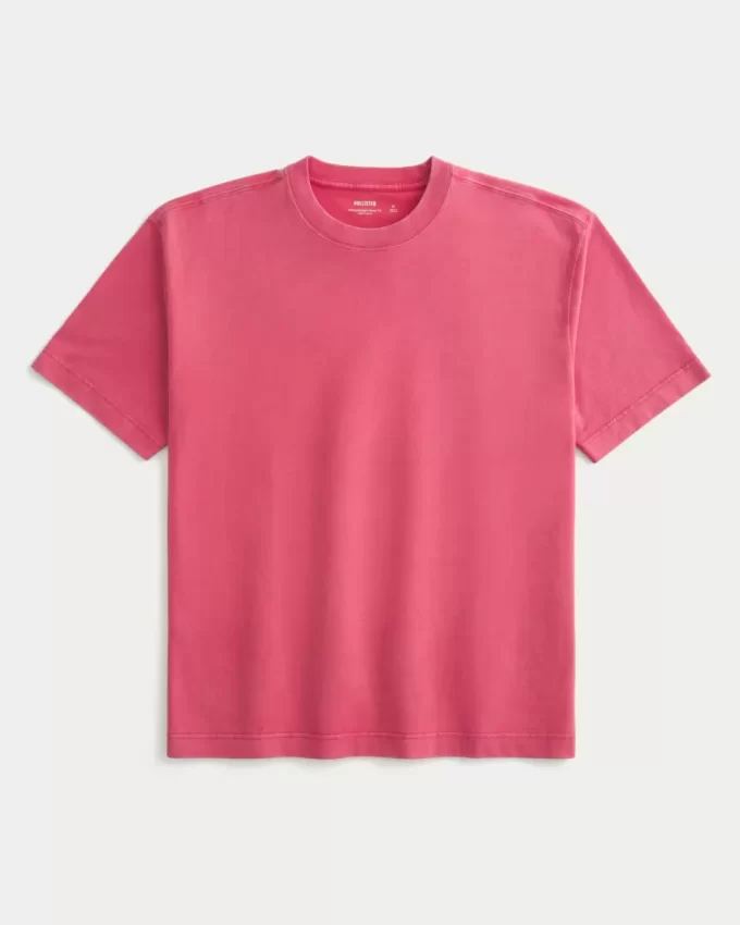 Boxy Heavyweight Washed Cotton Crew T-paita Boxy Heavyweight Washed Cotton Crew T-paita