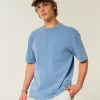 Boxy Heavyweight Washed Cotton Crew T-paita Boxy Heavyweight Washed Cotton Crew T-paita
