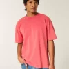 Boxy Heavyweight Washed Cotton Crew T-paita Boxy Heavyweight Washed Cotton Crew T-paita
