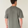 Boxy Heavyweight Washed Cotton Crew T-paita Boxy Heavyweight Washed Cotton Crew T-paita