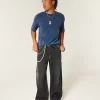 Boxy Heavyweight Washed Cotton Crew T-paita Boxy Heavyweight Washed Cotton Crew T-paita