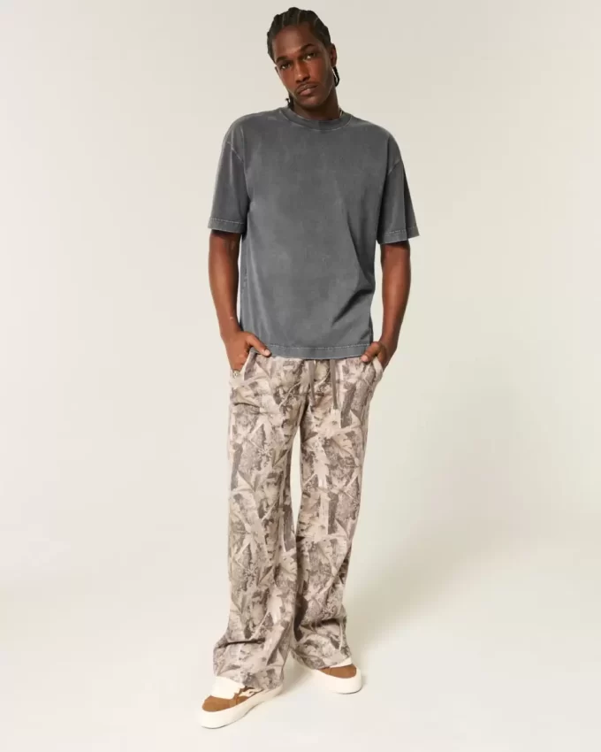 Boxy Heavyweight Washed Cotton Crew T-paita Boxy Heavyweight Washed Cotton Crew T-paita