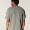 Boxy Heavyweight Washed Cotton Crew T-paita Boxy Heavyweight Washed Cotton Crew T-paita