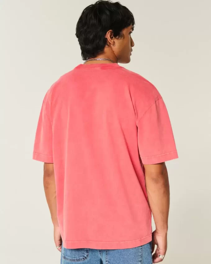 Boxy Heavyweight Washed Cotton Crew T-paita Boxy Heavyweight Washed Cotton Crew T-paita