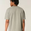 Boxy Heavyweight Washed Cotton Crew T-paita Boxy Heavyweight Washed Cotton Crew T-paita
