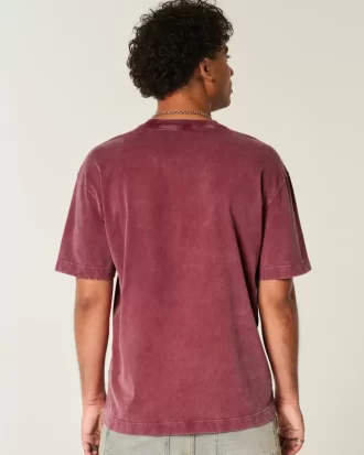 Boxy Heavyweight Washed Cotton Crew T-paita Boxy Heavyweight Washed Cotton Crew T-paita