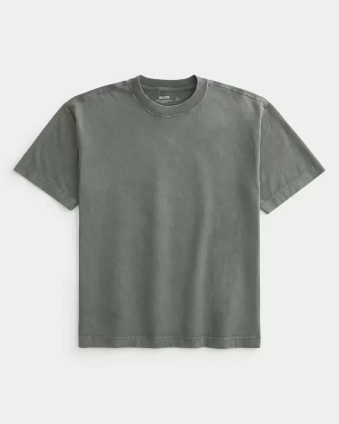 Boxy Heavyweight Washed Cotton Crew T-paita Boxy Heavyweight Washed Cotton Crew T-paita