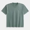 Boxy Heavyweight Washed Cotton Crew T-paita Boxy Heavyweight Washed Cotton Crew T-paita