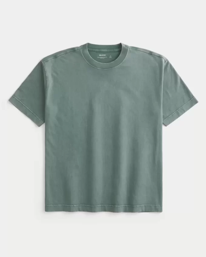 Boxy Heavyweight Washed Cotton Crew T-paita Boxy Heavyweight Washed Cotton Crew T-paita
